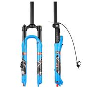 Horquilla Delantera de montaña, Horquilla de suspensión neumática para Bicicleta de montaña de 26/27,5/29 pulgadas, 120 mm de recorrido, ajuste de rebote, cierre rápido de 9 mm, bloqueo Manual/remoto