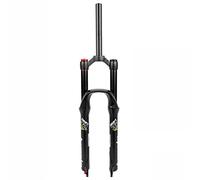 Horquilla Delantera de montaña, Horquilla de suspensión neumática para Bicicleta, recorrido de 26/27,5/29, 130 mm, ajuste de rebote, Tubo Recto/cónico de 1-1/8", cierre rápido de 9 mm, bloqueo Manual