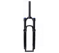 Horquilla Delantera de montaña, Horquilla de suspensión para Bicicleta de montaña, 26/27,5/29 pulgadas, AIRE, 1-1/8", Freno de Disco, amortiguador, liberación rápida, recorrido de 9 mm y 100 mm, bloq