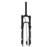 Horquilla Delantera de montaña, Horquilla de suspensión para bicicletas de montaña de 26/27,5/29 pulgadas, recorrido de AIRE de 100 mm, Tubo Recto de 1-1/8", bloqueo Manual/remoto, cierre rápido de 9