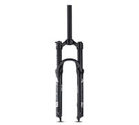 Horquilla Delantera de montaña, Horquilla de suspensión para bicicletas de montaña de 26/27,5/29 pulgadas, recorrido de AIRE de 100 mm, Tubo Recto de 1-1/8", bloqueo Manual/remoto, cierre rápido de 9