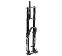 Horquilla Delantera de montaña, Horquilla delantera de Doble hombro para Bicicleta de montaña con Freno de Disco de 26, 27,5 y 29 pulgadas, suspensión de descenso, eje pasante con resorte de aceite d