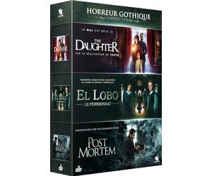 Horreur gothique - coffret 3 films : the daughter + el lobo - le pensionnat + post mortem