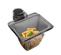HORREX 100 Pezzi Retina per Lavandino Cucina y 1 Soporte Ventosa, Cestello di Scarico per Lavello da Cucina, Colador de Fregadero 2 en 1, Ventosa Rimovibile Filtro Una Facile Pulizia