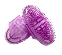 HORREX 2 Pezzi Spazzola per Massaggio, Spazzole Massaggianti Meridian, Pennello Meridiano Professionale, Comfortable Meridian Brush, Utilizzati per Vita, Addome, Testa, Leg Massaggiare Meridiani