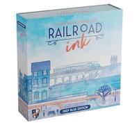 Horrible Guild | Railroad Ink: Deep Blue Edition | Puzzle Dice Game | Roll & Write Game for 1 to 6 Players Ages 8+ | English