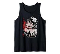 Horror Anime Manga Giapponese Raccapricciante Goth Canotta