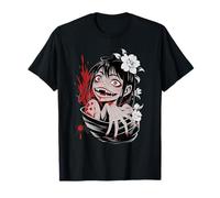 Horror Anime Manga Giapponese Raccapricciante Goth Maglietta