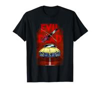 Horror Ash Boomstick Chainsaw The Classic Car Halloween Maglietta