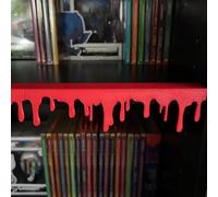 Horror Blood Drop Libreria - 2025 Creativa Glowing in The Dark Blood Drip Libreria Decorazione Gotica Macabro Mensola Bordo Decorazione per Interni Casa Camera da Letto Soggiorno Casa infestata