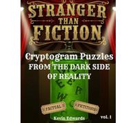 Horror Brain Game Cryptograms: Stranger Than Fiction | Themed Word Puzzle Book For Adults
