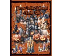 Horror Candles Halloween Coloring Book