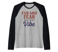 Horror Cat Mom Spooky Black Cat Halloween Estetica Maglia con Maniche Raglan