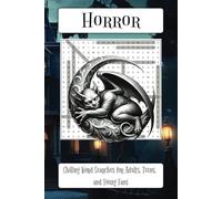 Horror: Chilling Word Searches for Adults, Teens, and Young Fans | 220 pages | 100+ Word Searches | Gift for Vacations, Holidays, and Free Time