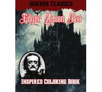 Horror Classics Edgar Allen Poe Inspired Coloring Book