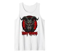 Horror Dämon Teufel Frau Kramperl Outfit Mask Merry Krampus Canotta