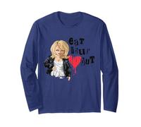 Horror Doll Bride Mangia Il Tuo Cuore gocciolante Maglia a Manica