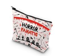 Horror Fanatic Makeup Bag Halloween Horror Movie Fan Regalo Horror Murder Zipper Bag Horror Lover Cosmetic Bag, Horror Fanatic 1uk, alla moda