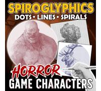 Horror Game Characters Spiroglyphics Dots Lines Spirals: Creepy Villain Coloring Book Featuring Scary Icons, Hidden Portrait Art, and Optical Illusion Designs for Fans to Relax & Have Fun