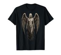 Horror Gotico Vintage Dark Angel ad Halloween Maglietta