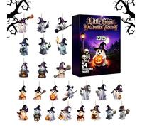Horror Halloween Calendar - 24 Day Ghost Countdown, Acrylic Spooky Decor, Festive Holiday Ornament | Decorative Seasonal Accessory For Children Family Boys Girls Teenagers Fall School Home Haunted Hou