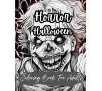 Horror Halloween Coloring Book