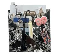 Horror Halloween Date with a Book Gift Box, Gothic Date with Book,Ghostly Blind Date Book Box Gift Set For DIY Lovers, Stickers and Key Chain