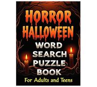 Horror Halloween Word Search Puzzle Book For Adults & Teens