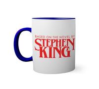 Horror Inspired Based On the novel By Stephen King All'interno colorato blu scuro con tazza corrispondente della maniglia 330ml
