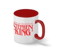 Horror Inspired Based On the novel By Stephen King Bianco tazza di caffè con Red Rim & Handle Mug
