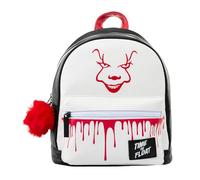 HORROR - IT Friday 13th Fashion Backpack - Zaino alla moda in ecopelle di lusso, fodera unica, accessorio con cerniera abbinata, tasche interne ed esterne, design iconico e spettrale, ideale per gli
