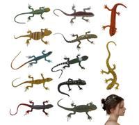 Horror Lizard Toy Hairpin, Lizard Hair Pin - 12X Horror Trick Reptile Hair Clip, Creative Lizard Design Halloween Headpiece, Anti-slip Hairpin - Realistic Animal Toy For Teens