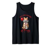 Horror Movie Cat - We all Meow Down Here (Gattino) Halloween Canotta