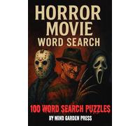 Horror Movie Word Search: Terrifying Horror Movie Word Search Book with Creepy Challenges