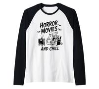 Horror Movies Chill Maglia con Maniche Raglan