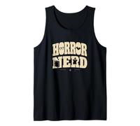 Horror Nerd Spooky Spooky Movie Night Raccapricciante Fan dei Libri Canotta