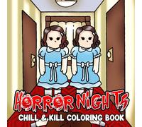 Horror Nights Coloring Book: Enter a Whimsical Nightmare Coloring Pages Full of Silly Screams, Cozy Chaos Illustrations for Teens and Adults Who Love Spooky Charm