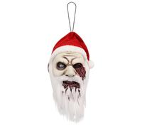 Horror Santa Decoration - Sinister Santa Claus, Scary Holiday Ornament Festive Display Piece, Portatile Tool | Chilling Indoor Outdoor Wall Haunted House Party Decor For Halloween Night Christmas