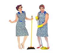 Horror-Shop Costume Grembiule Casalinga Smock S/M