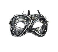 Horror-Shop Maschera Occhi Steampunk Techno Rose con Borchie