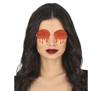 Horror-Shop Occhiali con Gocce di Sangue