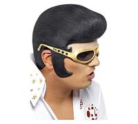 Horror-Shop Parrucca di Elvis con Copricapo E Occhiali