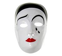 Horror-Shop Pierrot maschera PVC