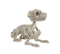 Horror-Shop Scheletro di Cane Schnauzer Come Decorazione di Halloween 27cm