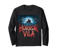 Horror Vila Haunted Mansion Scena Foresta Spaventosa Maglia a Manica