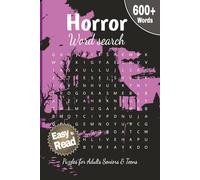 Horror word search: Horror word search puzzle book: Word searches with easy to read print about Halloween, spooky season and more | 6 × 9 inches, 102 ... Holidays, Halloween lovers and leisure time