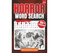 Horror Word Search puzzle book: Word Search Puzzle Book with a horror theme | Scary, Spooky, Holloween | 6x9 inches 80+ pages | 50+ Puzzles | Solutions included