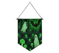 Horrors - Striscione da appendere con asta telescopica per porta da appendere decorazioni per feste per interni ed esterni, festa suministros para fiesta de a?o nuevo