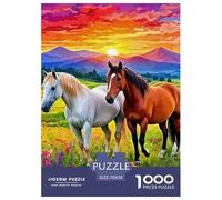 Horse 1000 Pezzi Galloping Horse Puzzle Classici Impegnativo E Difficile Per Qualità Premium Per Adulti E Ragazzi Collection Puzzle Per Gioco Familiare, Festa Aziendale Regalo Per Amore E Amico 70x50