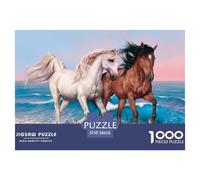 Horse 1000 Pieces Jigsaw Puzzles For Adults Educational Games Stress Relieving Entertainment Exercise The Memory of The Brain for The Whole Family, Gifts for Women, Gifts for Men 38x26cm/1000pcs